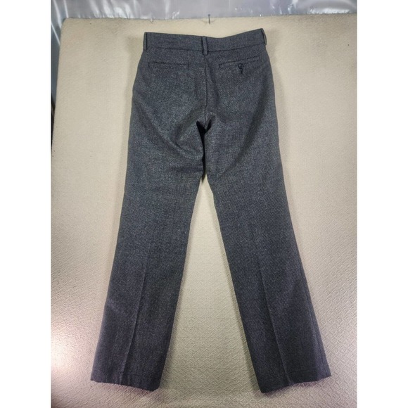 Banana Republic Pants Mens 30/32 Gray Gavin Flat Front Zip Fly Straight Preppy - Picture 5 of 9